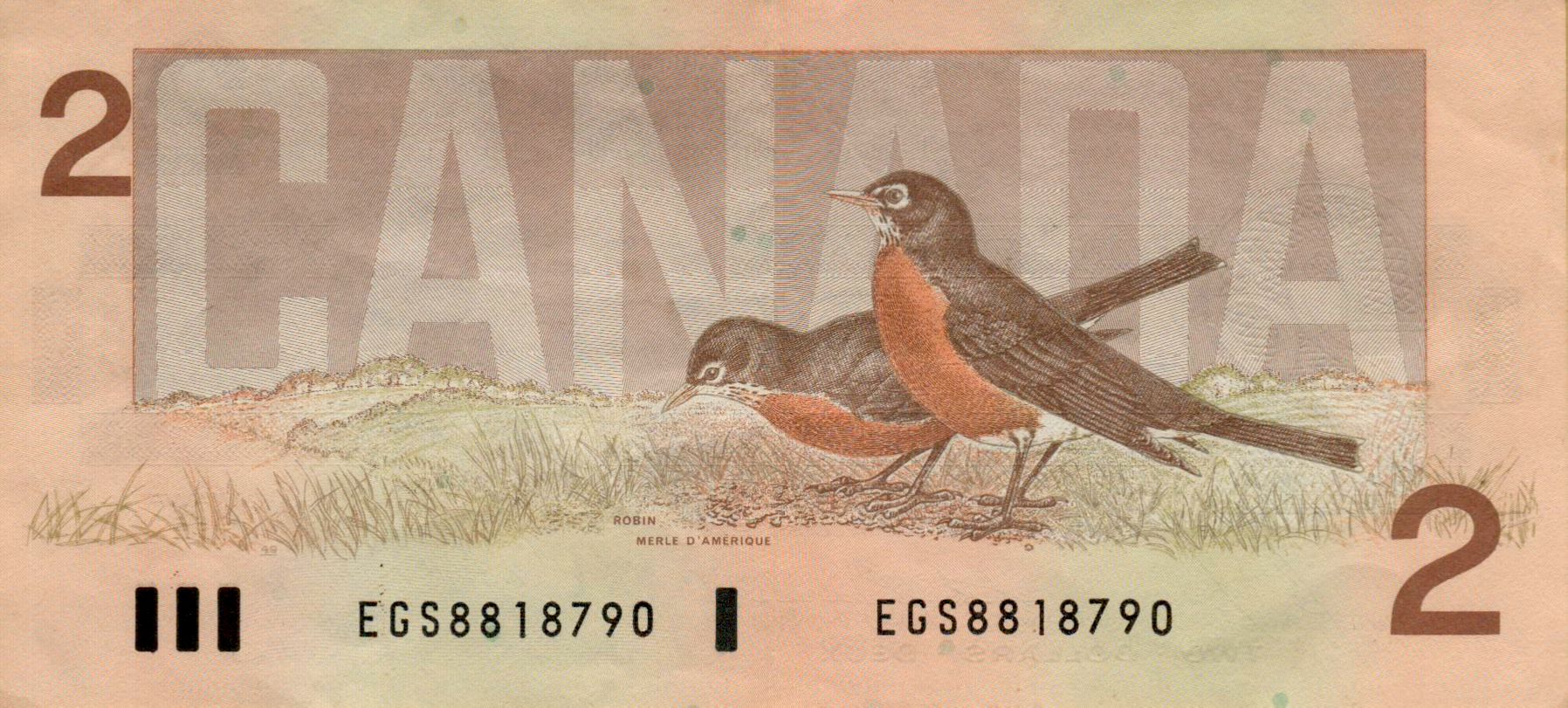 Canada 2 1986 aUNC P-94/c